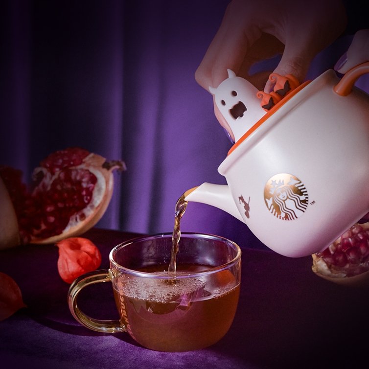 Starbucks China 2022 Halloween teapot Starbucks loveinstarbucks