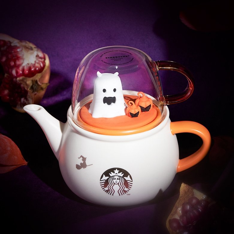 Starbucks China 2022 Halloween teapot Starbucks loveinstarbucks