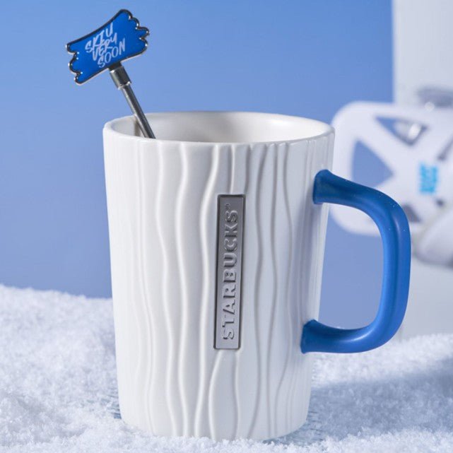 Starbucks China 2022 Ski series - Glacier texture mug 380ml Starbucks loveinstarbucks