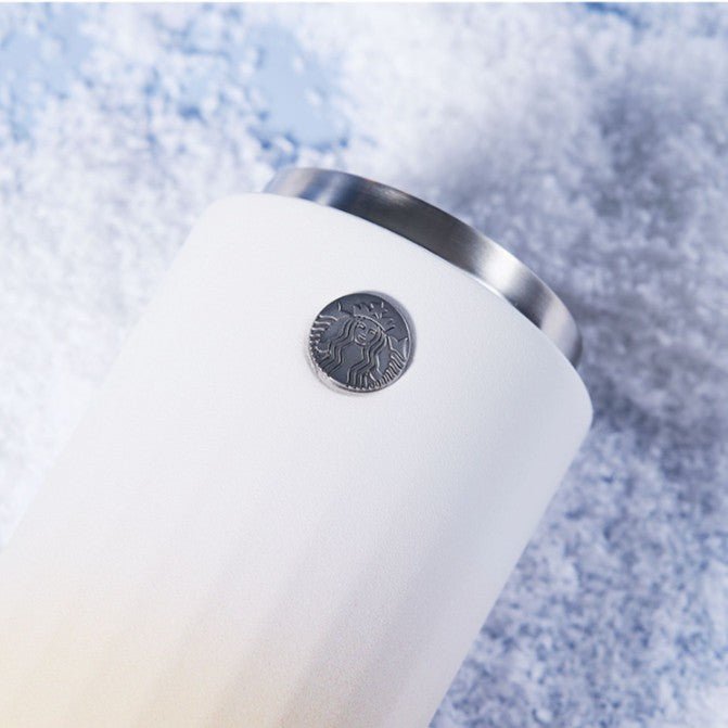 Starbucks China 2022 Ski series - gradient yellow SS cup 400ml Starbucks loveinstarbucks