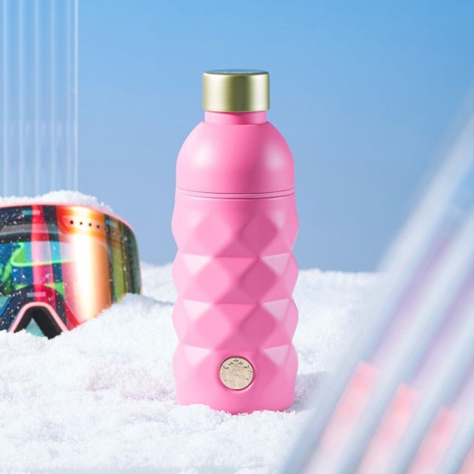 Starbucks China 2022 Ski series - pink SS cup 400ml Starbucks loveinstarbucks