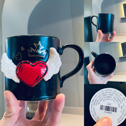 Starbucks China 2022 Valentine's Day love wings mug Starbucks loveinstarbucks