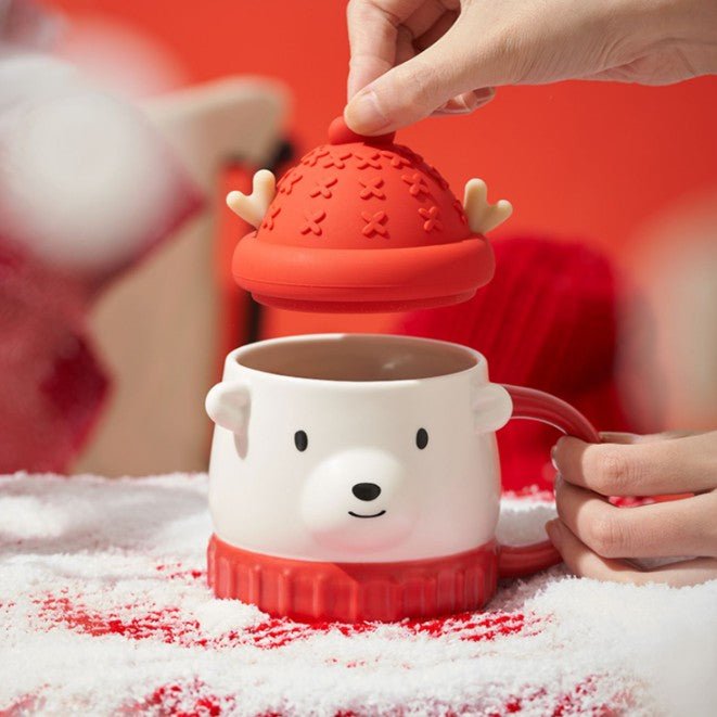 Starbucks China 2022 Xmas-2nd-online bear mug 355ml Starbucks loveinstarbucks