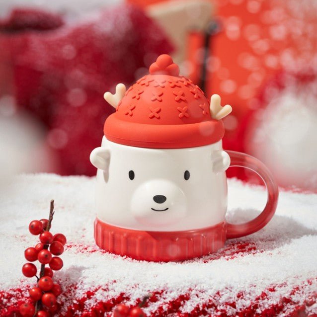 Starbucks China 2022 Xmas-2nd-online bear mug 355ml Starbucks loveinstarbucks