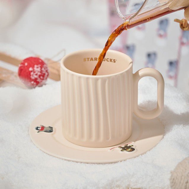 Starbucks China 2022 Xmas-2nd-online Cup and plate set Starbucks loveinstarbucks