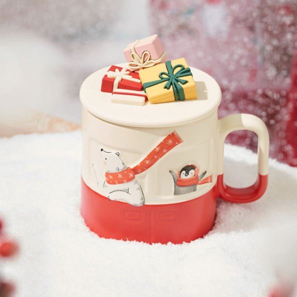 Starbucks China 2022 Xmas-2nd-online gift mug 355ml Starbucks loveinstarbucks