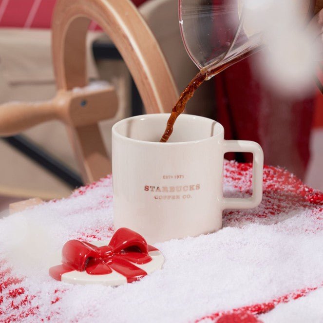 Starbucks China 2022 Xmas-2nd-online gift mug 410ml Starbucks loveinstarbucks