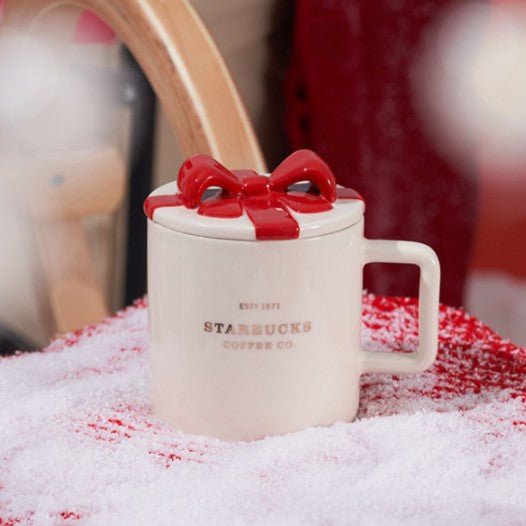 Starbucks China 2022 Xmas-2nd-online gift mug 410ml Starbucks loveinstarbucks