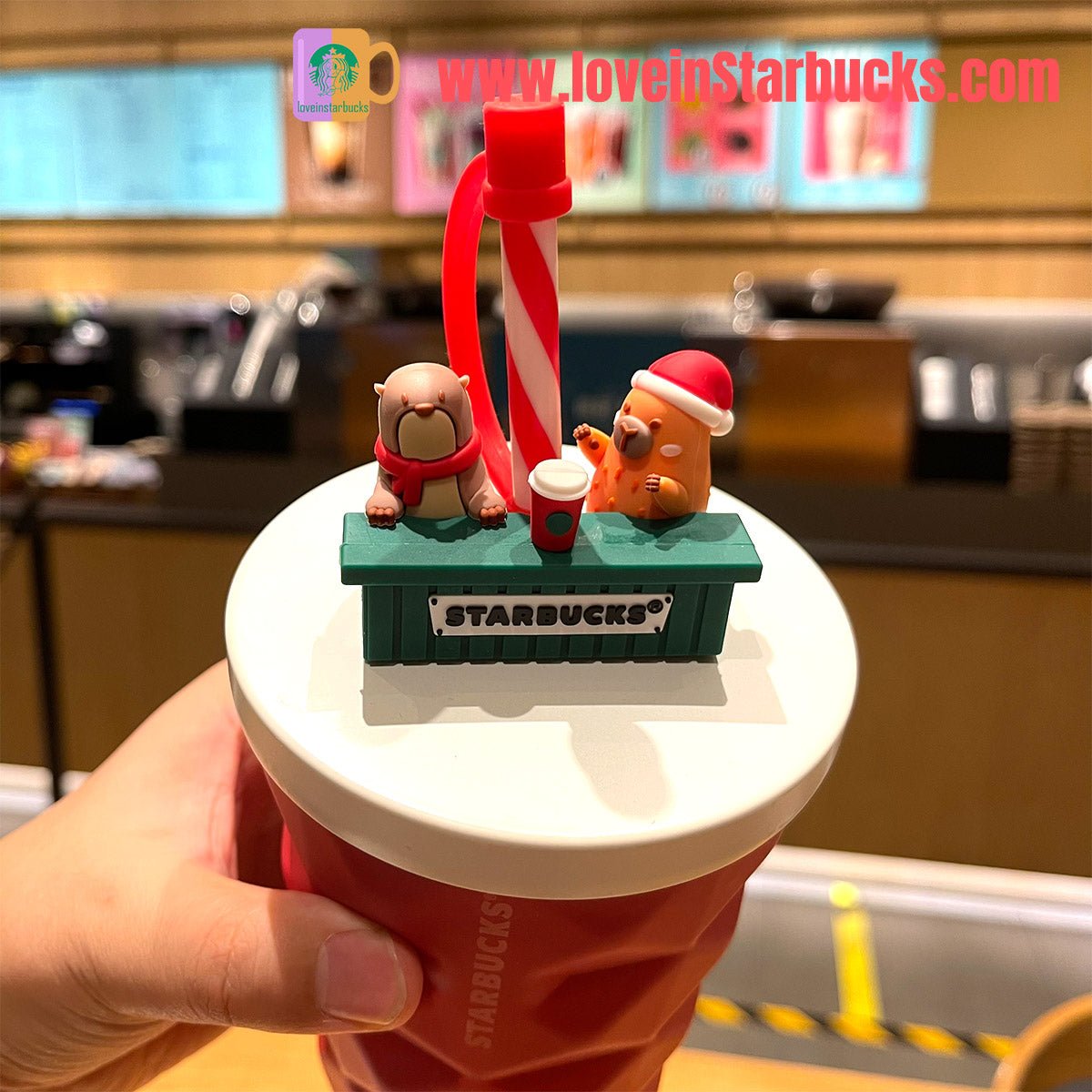 Starbucks China Red Pineapple Stainless steel straw cup 16oz Starbucks loveinstarbucks