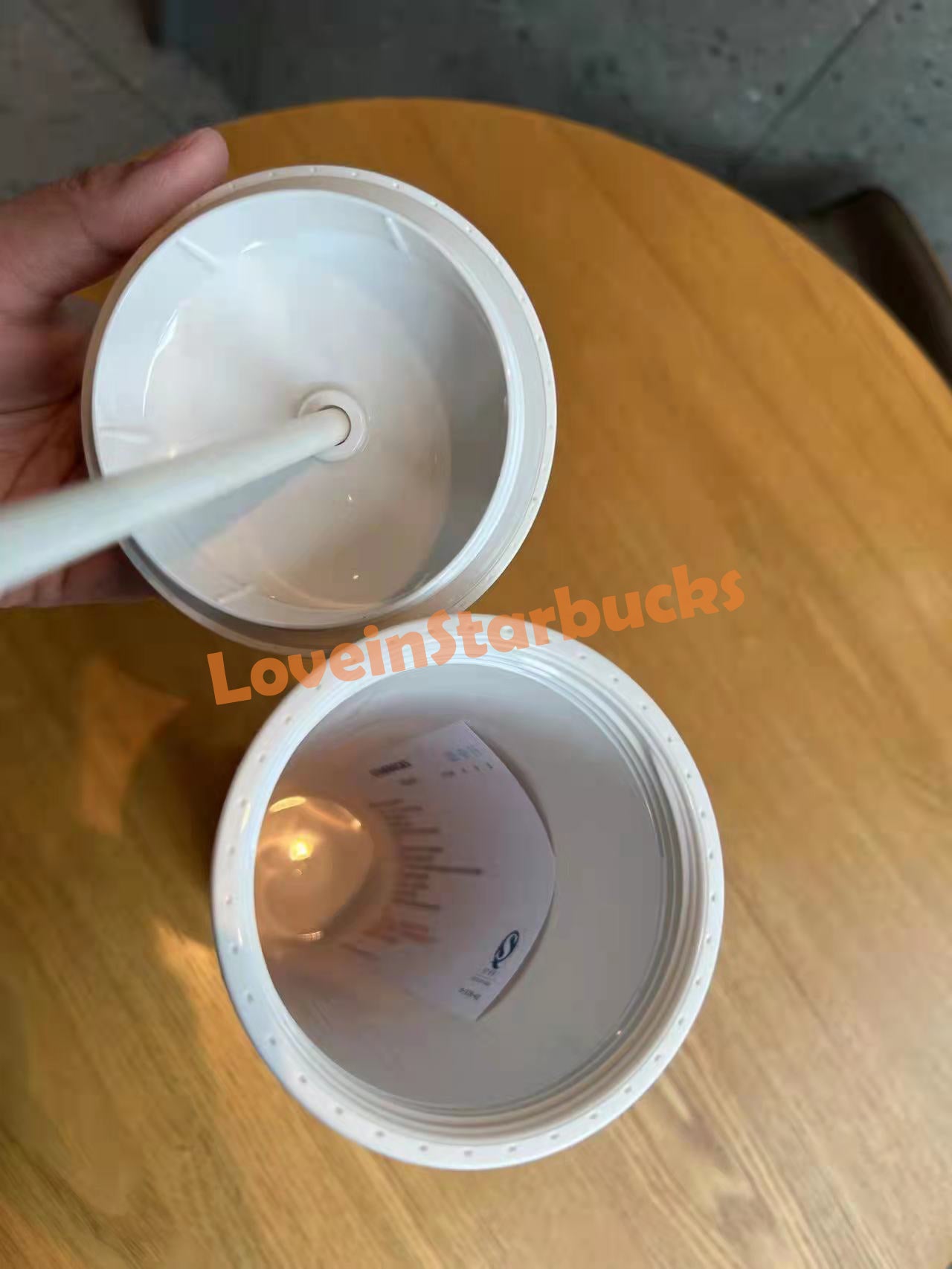 Starbucks China white Dome Straw cup 24oz Starbucks loveinstarbucks