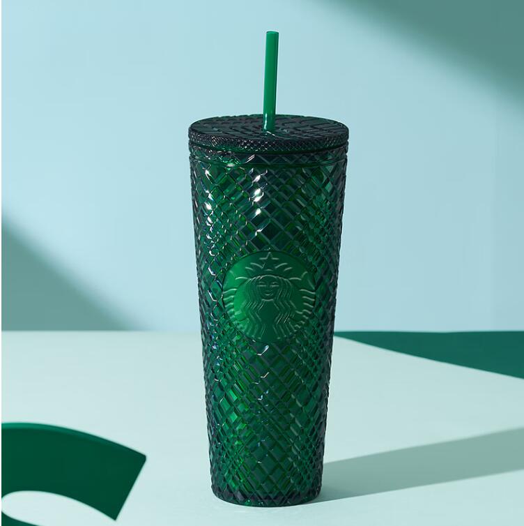 Starbucks Classic green jeweled straw cup 24oz Starbucks loveinstarbucks
