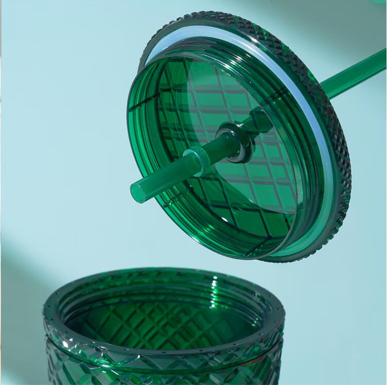 Starbucks Classic green jeweled straw cup 24oz Starbucks loveinstarbucks