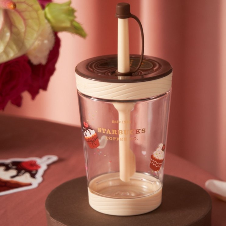 Starbucks cup China 2023 Valentine's Day online Contigo cake cup 520ml Starbucks loveinstarbucks