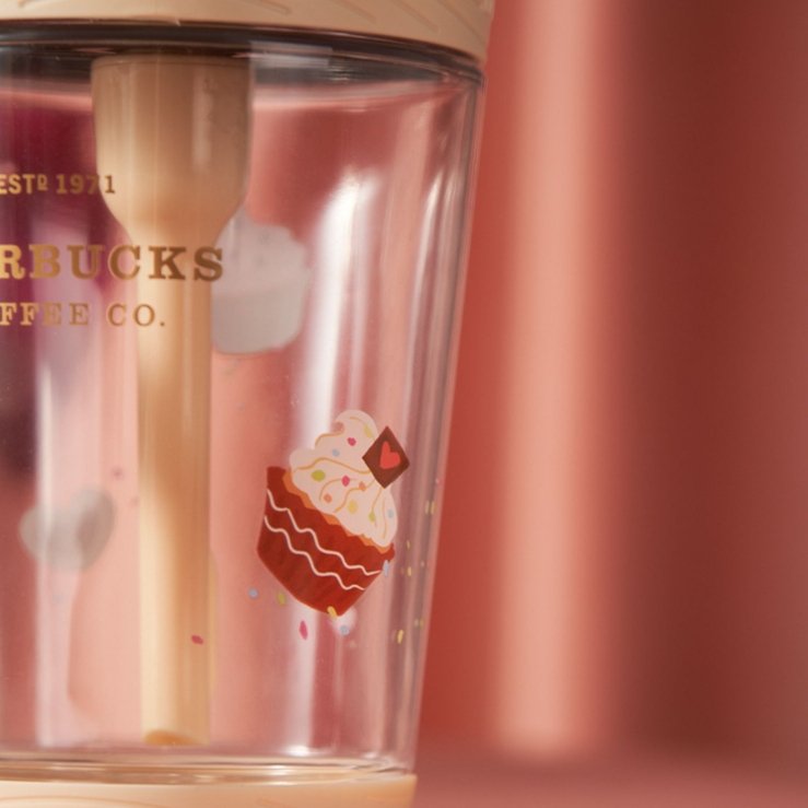 Starbucks cup China 2023 Valentine's Day online Contigo cake cup 520ml Starbucks loveinstarbucks
