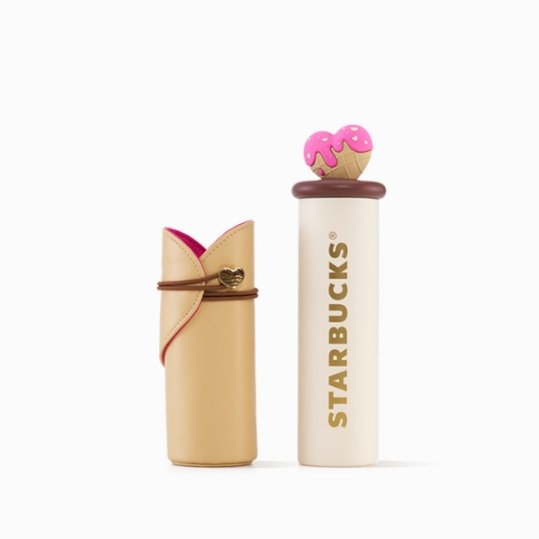 Starbucks cup China 2023 Valentine's Day online heart biscuit SS cup 330ml Starbucks loveinstarbucks
