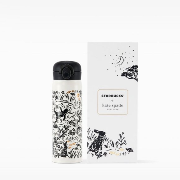 Starbucks cup China 2023 Valentine's Day online Starbucks X KateSpade thermos cup 500ml Starbucks loveinstarbucks