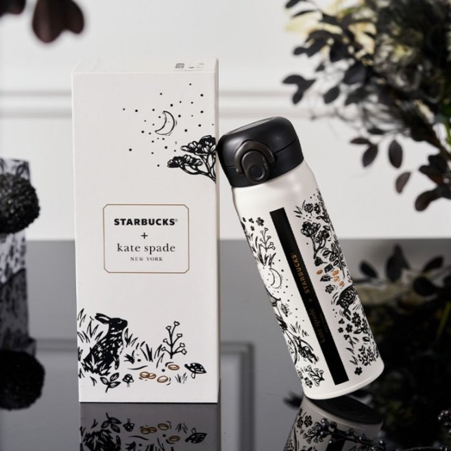 Starbucks cup China 2023 Valentine's Day online Starbucks X KateSpade thermos cup 500ml Starbucks loveinstarbucks