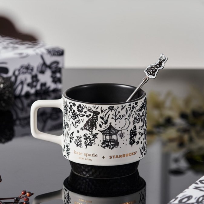 Starbucks cup China 2023 Valentine's Day online StarbucksÃKateSpade mug 414ml Starbucks loveinstarbucks