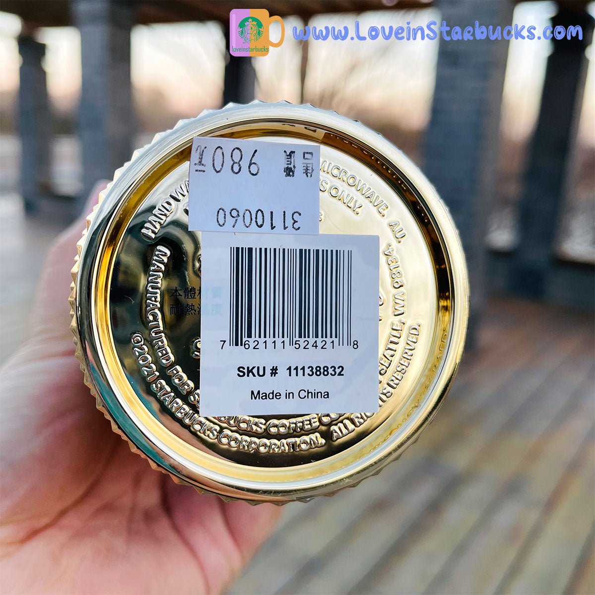 Starbucks cup Taiwan bling gold straw cold studded tumbler 24oz Starbucks loveinstarbucks