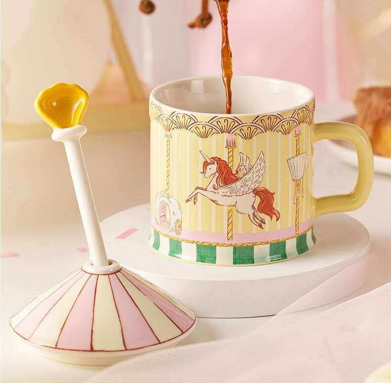 Starbucks Dreamland Amusement Park Carousel Mug 355ml Starbucks loveinstarbucks