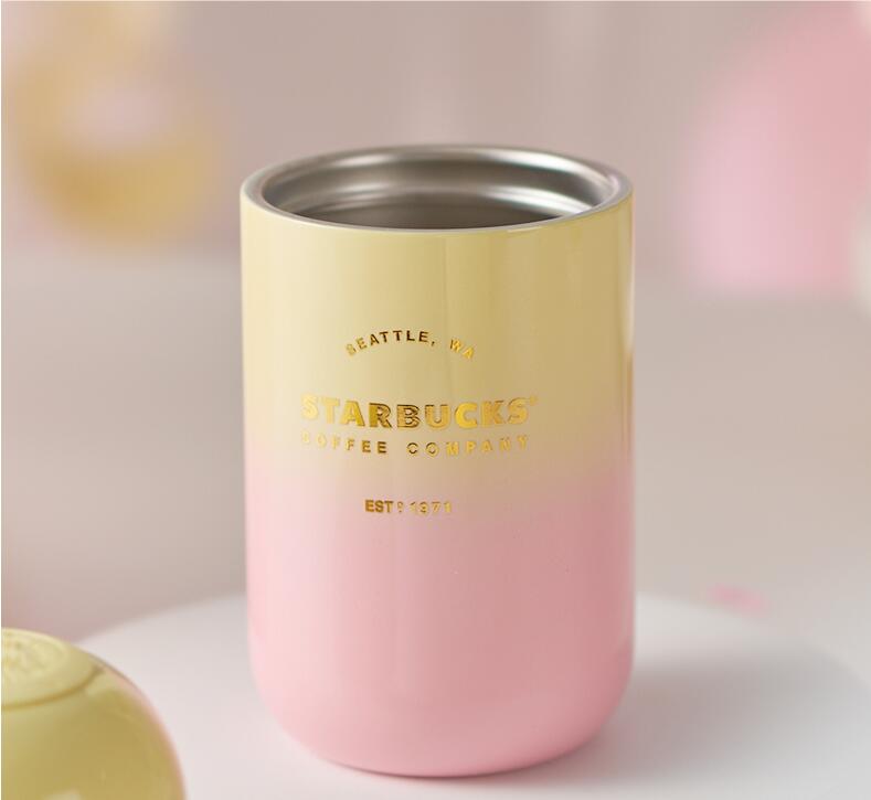 Starbucks Dreamland Amusement Park Pink and yellow gradient stainless steel cup 220ml Starbucks loveinstarbucks