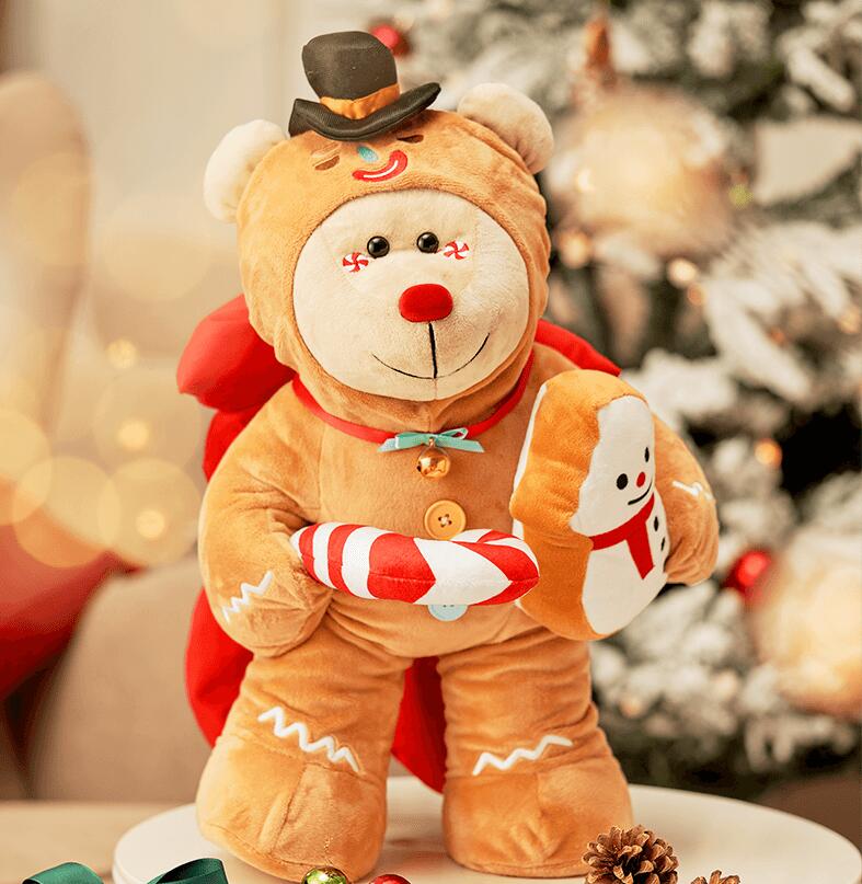 Starbucks gingerbread man shape warm bear cute Christmas gift Bear doll Starbucks loveinstarbucks
