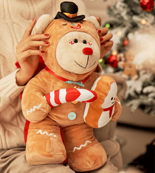 Starbucks gingerbread man shape warm bear cute Christmas gift Bear doll Starbucks loveinstarbucks