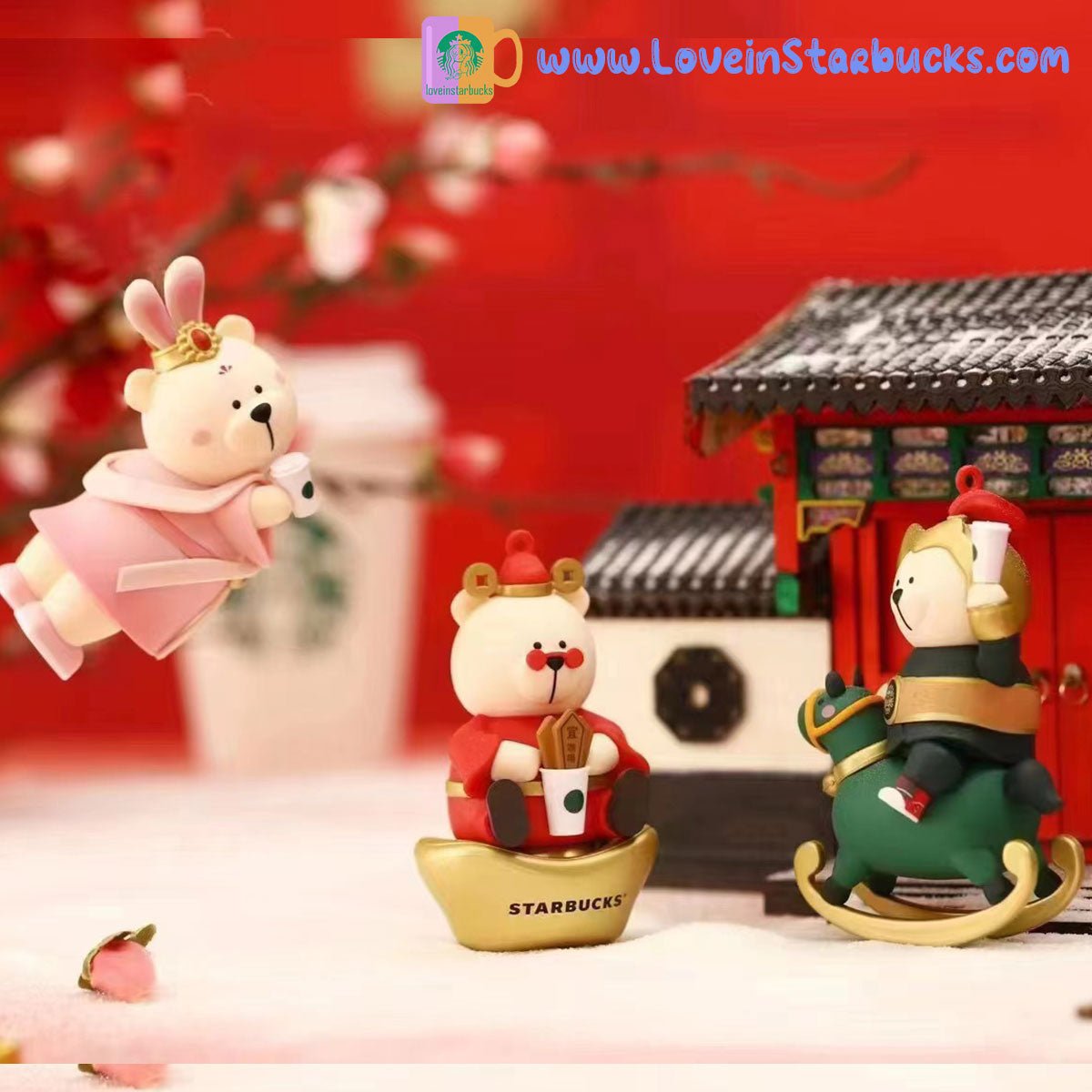 Starbucks keychain China 2023 new year Keychains without plastic plates Starbucks loveinstarbucks