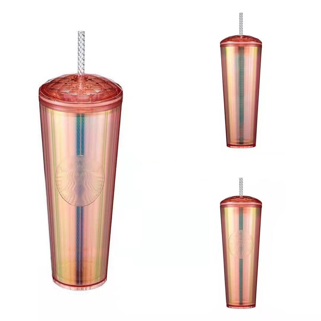 Starbucks Korea Orange dome Christmas slick 24oz straw cup Starbucks loveinstarbucks