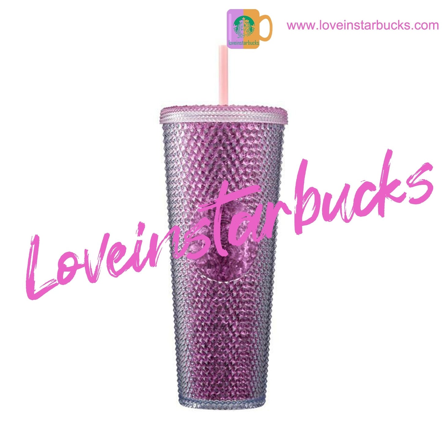 Starbucks Korea victory pink bling 24oz studded Starbucks loveinstarbucks