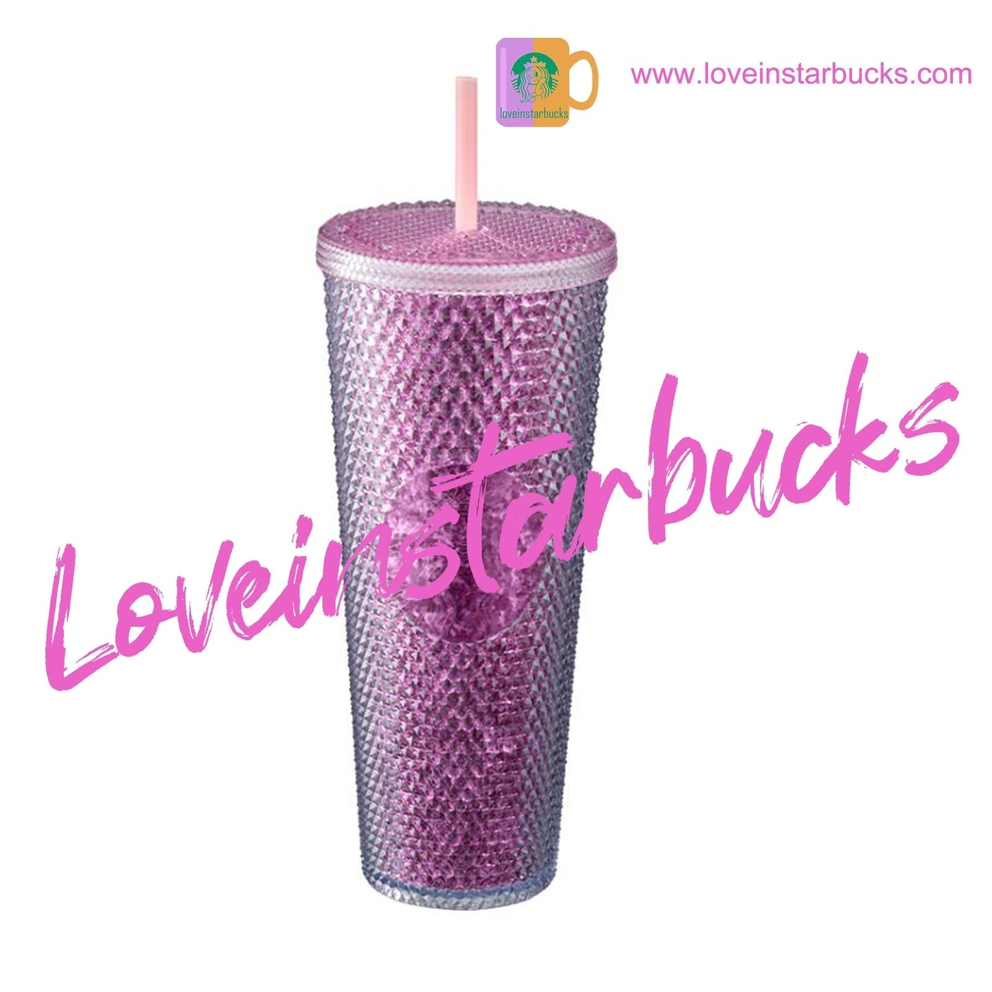 Starbucks Korea victory pink bling 24oz studded Starbucks loveinstarbucks