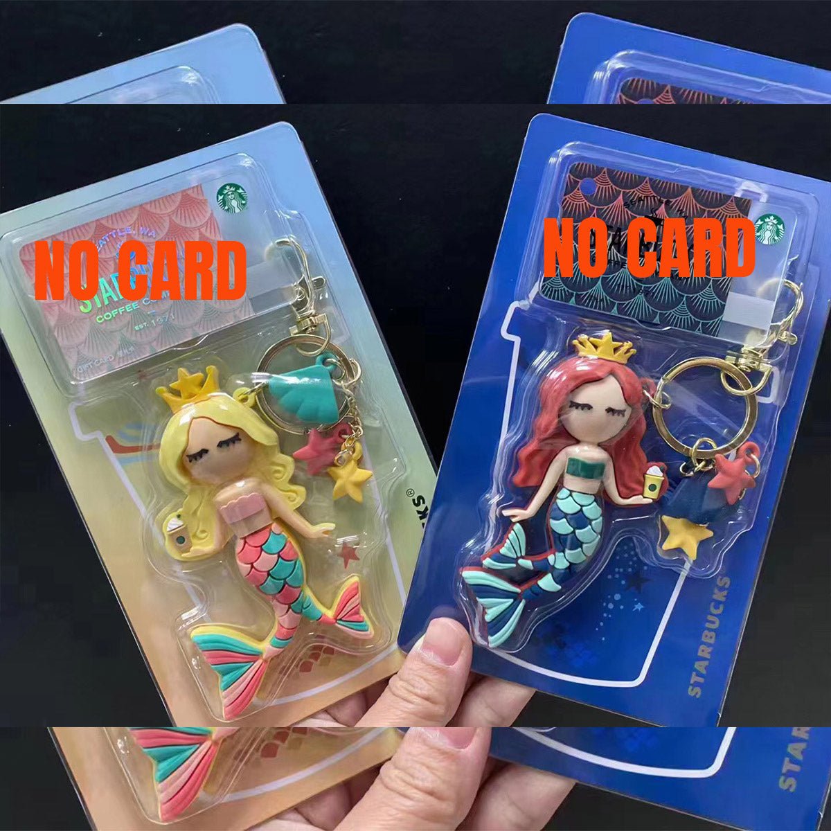 Starbucks Mermaid Keychains -- without card Starbucks loveinstarbucks