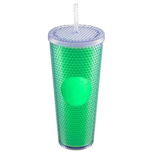 Starbucks Taiwan glow in the dark GIDT slick 24oz studded straw cup Starbucks loveinstarbucks