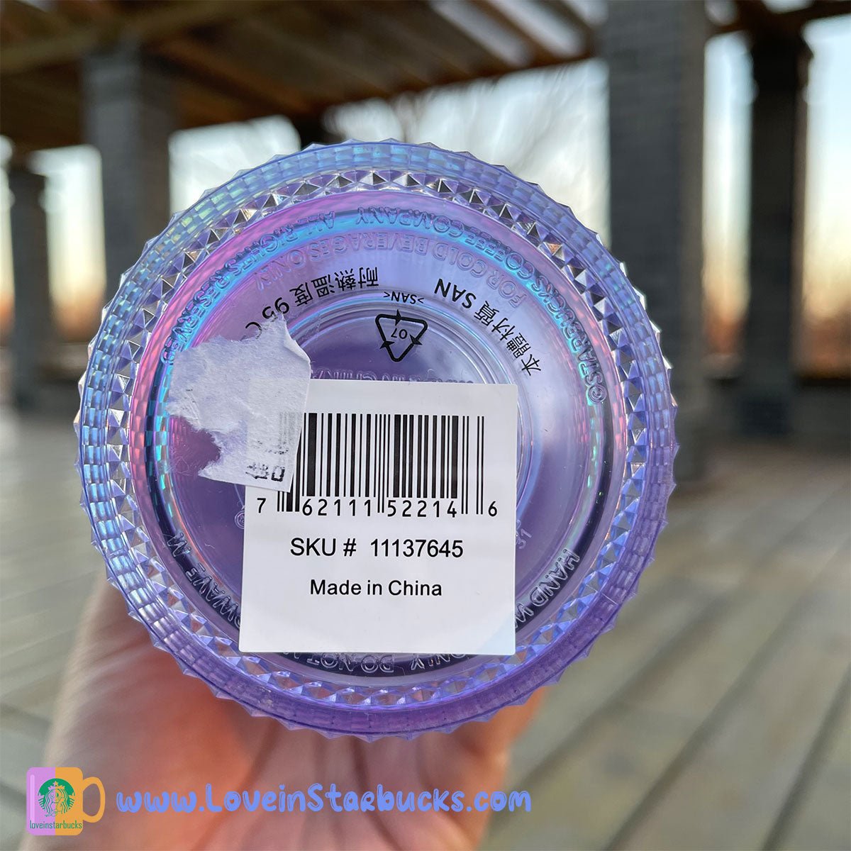 Starbucks taiwan Iridescent purple straw studded cup 24oz Starbucks loveinstarbucks