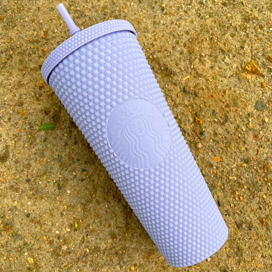 Starbucks Taiwan Lilac purple matte Studded 24oz cold cup Starbucks loveinstarbucks
