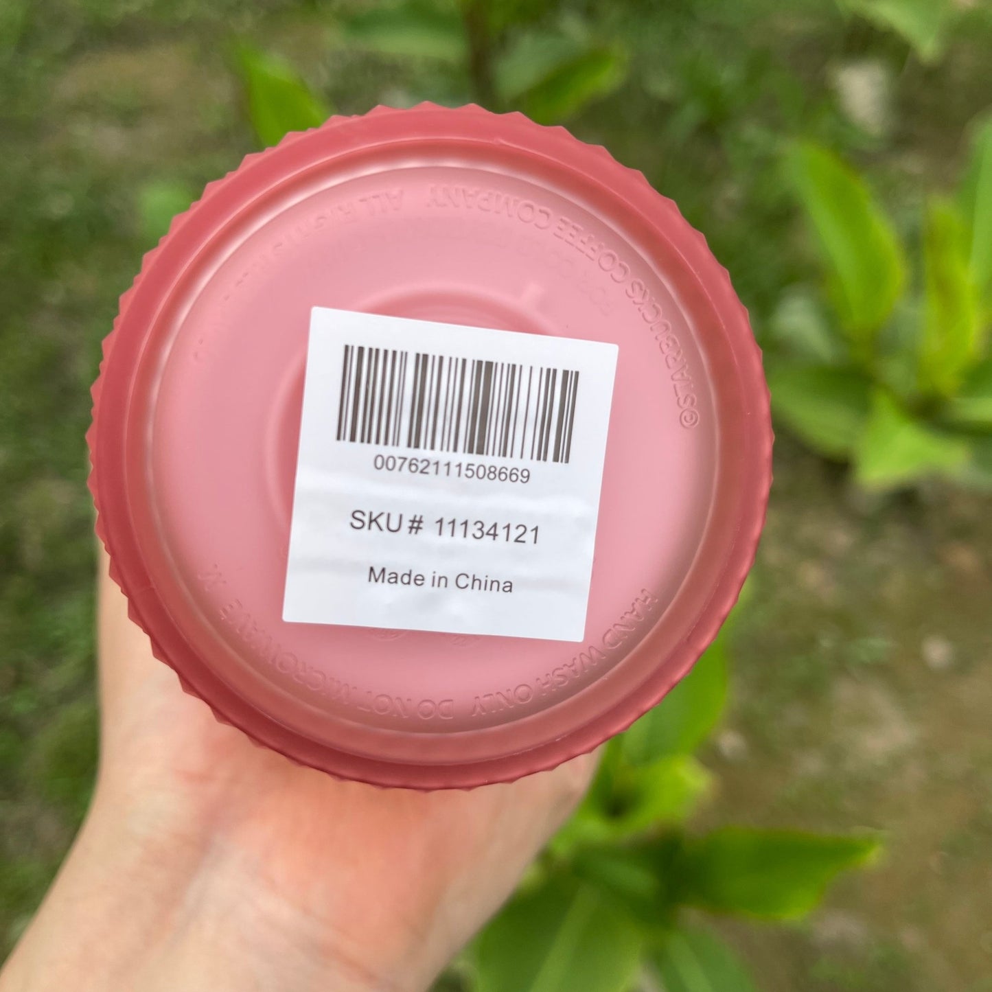 Starbucks Taiwan soft touch pink Studded 24oz cold cup Starbucks loveinstarbucks