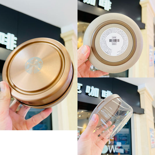 Starbucks warm autumn afterglow Brown glass lunch box Starbucks loveinstarbucks