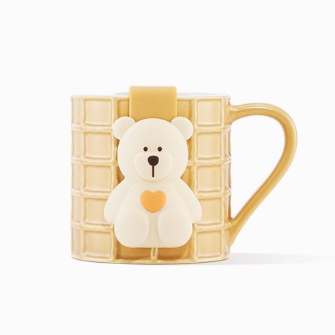 Starbucks China 2023 Valentine's Day online biscuit shape mug 335ml Starbucks loveinstarbucks