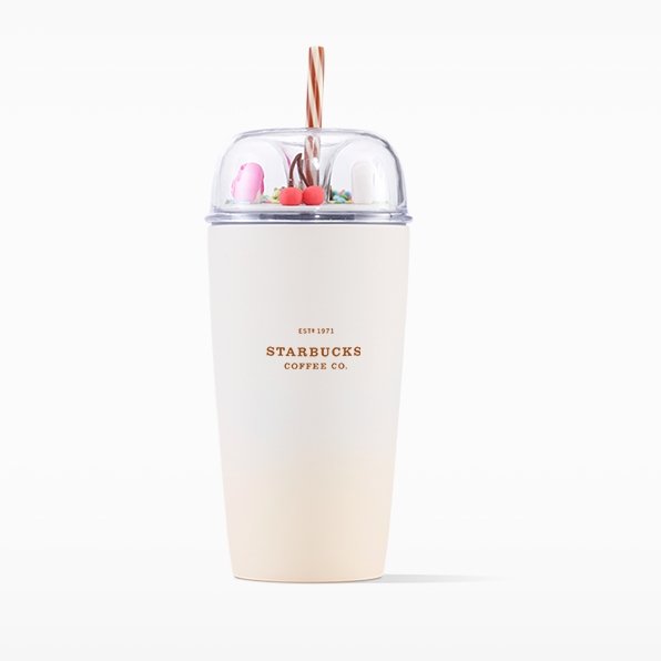 Starbucks China 2023 Valentine's Day online sweet dessert SS cup 473ml Starbucks loveinstarbucks